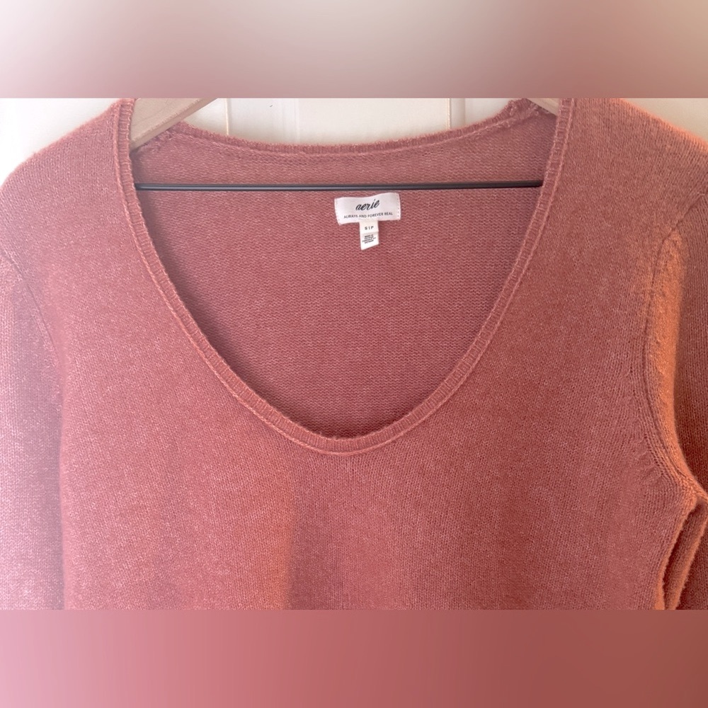 Aerie Scoop Neck Sweater - Picture 6 of 7